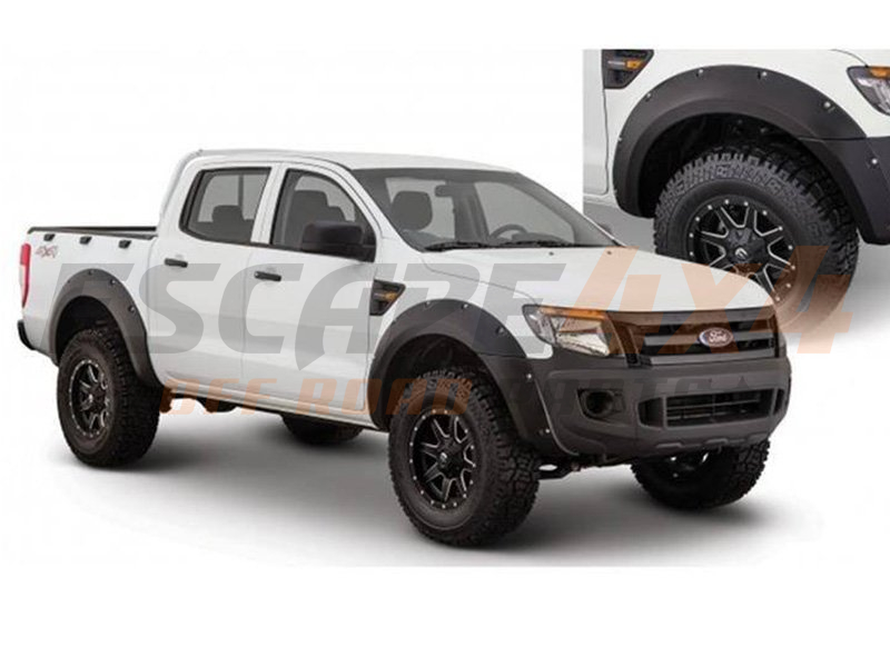 DIYUCAR Rahmenabdeckung Für Ford Ranger 2015-2021 - ABS Kunststoff Schwarz
