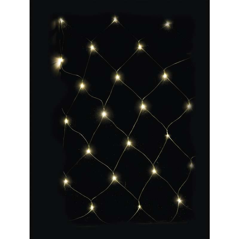 180 LED dekor. řetěz - síť 2×2M teplá bílá