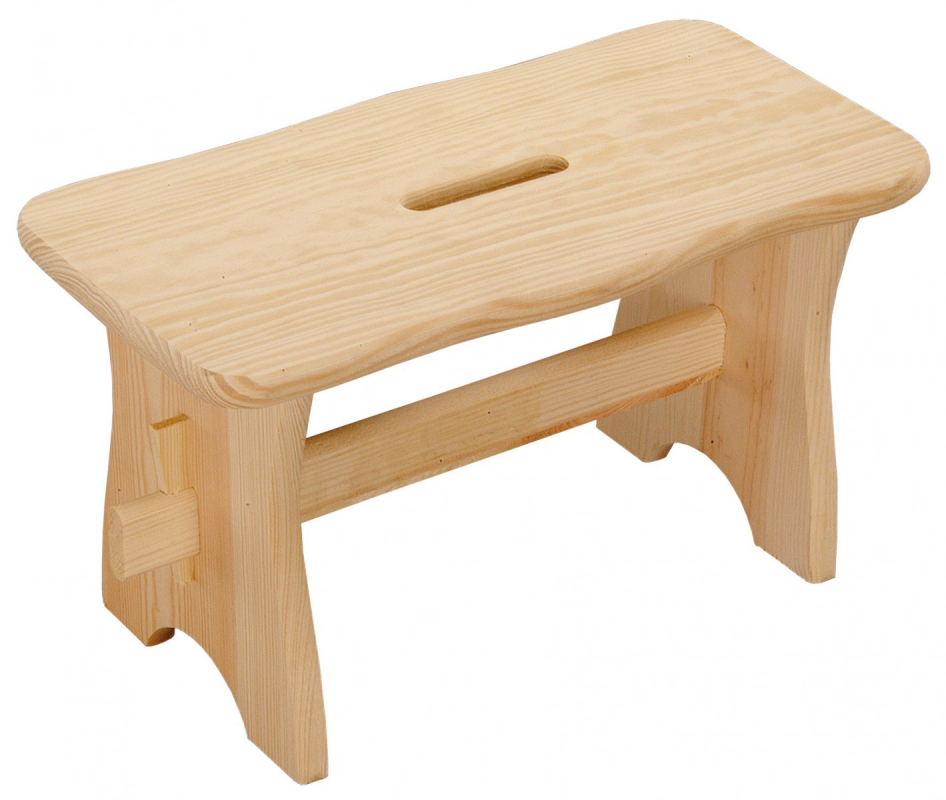 Stolička dřevěná 38,5 cm × 19 cm