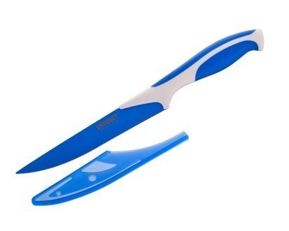 Praktický nůž 5&#039;&#039;,12,5cm,23,5cm + pouzdro na čepel SYMBIO NEW, barva modrá