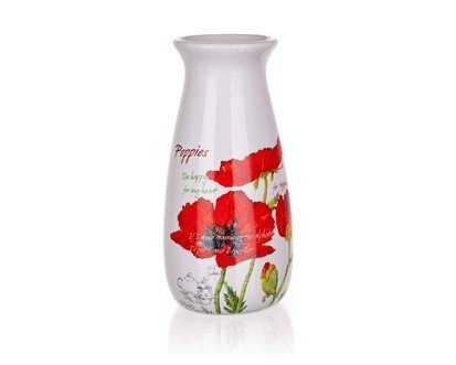 Váza 19cm Red Poppy