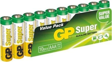 Baterie GP Super Alkaline AAA 10ks