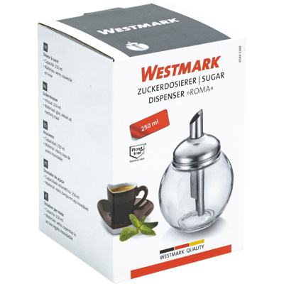 Westmark, Dávkovač cukru 250ml, nerez ocel