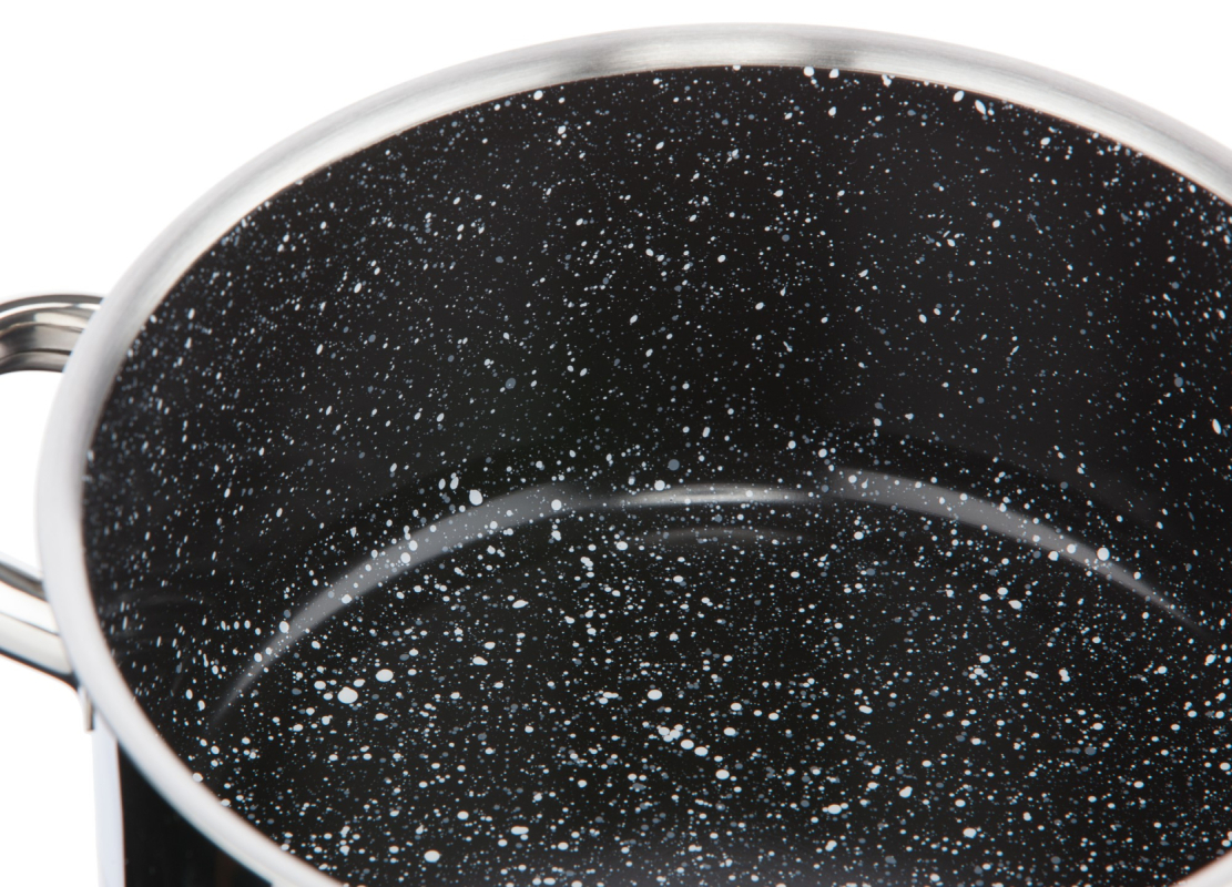 Rendlík Cerammax Pro Standard s poklicí, průměr 18 cm, objem 2.0 l, keramický povrch černý granit