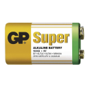 Alkalická baterie GP Super 6LF22 (9V), blistr