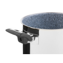 Hrnec Cerammax Pro Comfort s poklicí, průměr 18 cm, objem 3 l, keramický povrch šedý granit