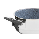 Rendlík Cerammax Pro Comfort s poklicí, průměr 18 cm, objem 2 l, keramický povrch šedý granit
