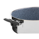 Rendlík Cerammax Pro Comfort s poklicí, průměr 26 cm, objem 4,5 l, keramický povrch šedý granit