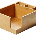 Box na ubrousky a příbory, bambus 21,5 x 18 cm