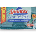 Spontex Houbička Scrub & Flex 2+1 zdarma