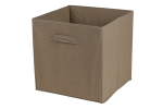 DOCHTMANN Box do kallaxu, úložný box textilní, hnědý 31x31x31cm