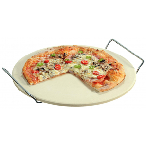 Kámen na pizzu s rukojetí, průměr 33 cm