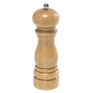Mlýnek na pepř 16,5 cm, gumovníkové dřevo, lakovaný