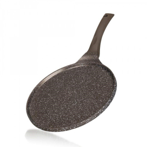 Pánev na palačinky s nepřílnavým povrchem Granite Dark Brown, průměr 26 cm