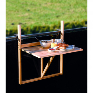 Kesper Balkonový závěsný stolek z bambusu