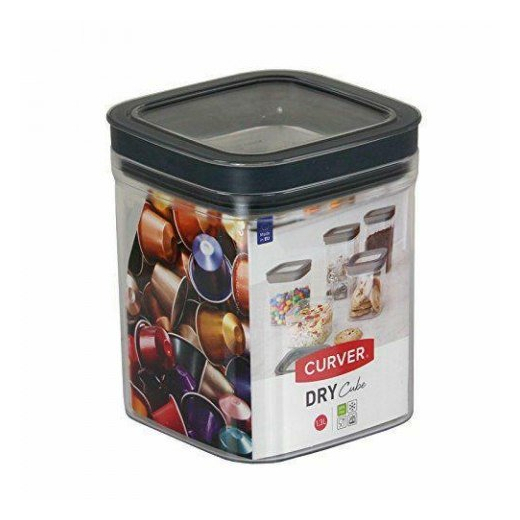Dóza Dry Cube 1,3l šedá. 
