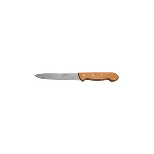 Nůž řeznický středošpičatý dřevo buk 17,5 cm 