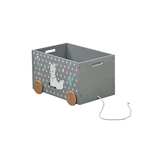 Kesper Box na hračky s kolečky, alpaka 50 x 35 x 30 cm 
