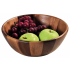 Miska na ovoce a saláty akátové dřevo 24,5 × 9 cm