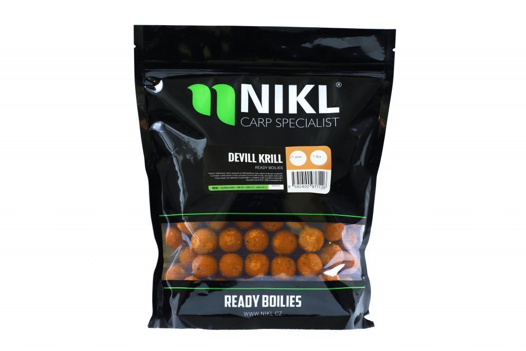 Nikl - Ready boilie Devill Krill 24mm 1kg