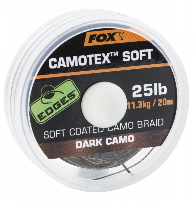 FOX - Šňůra Camotex Soft 15lb 20m Dark Camo