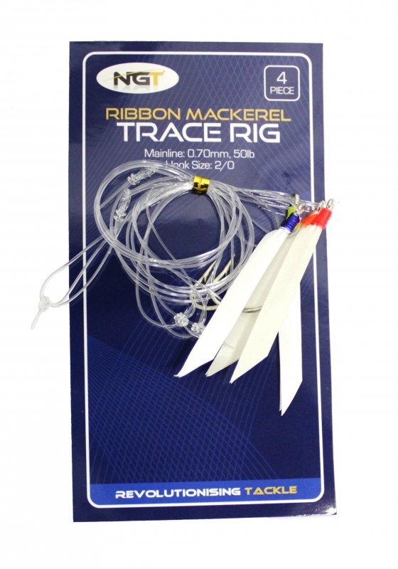 NGT - Návazec Ribbon Mackerel Trace Rig 4 4ks