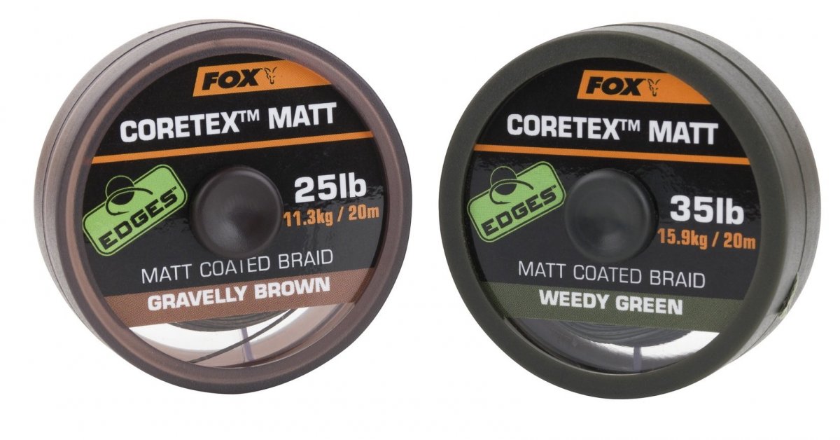 FOX - Šňůra Coretex Matt 15lb 20m Weedy Green
