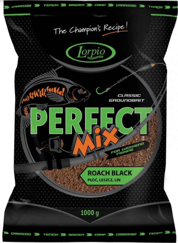 Lorpio - Vnadící směs Perfect Mix Roach Black 1kg