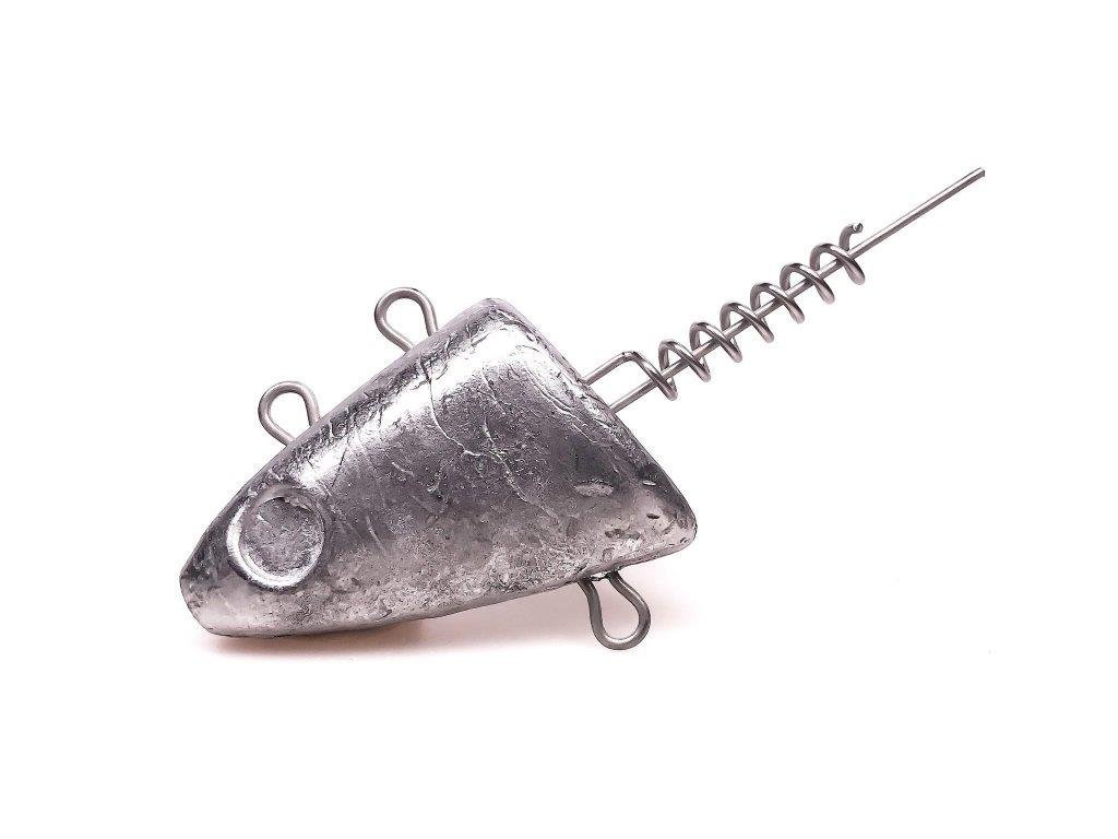 Smart Artic Fox - Zavrtávací jigová rybí hlava Screw Fish Head Natural 200g