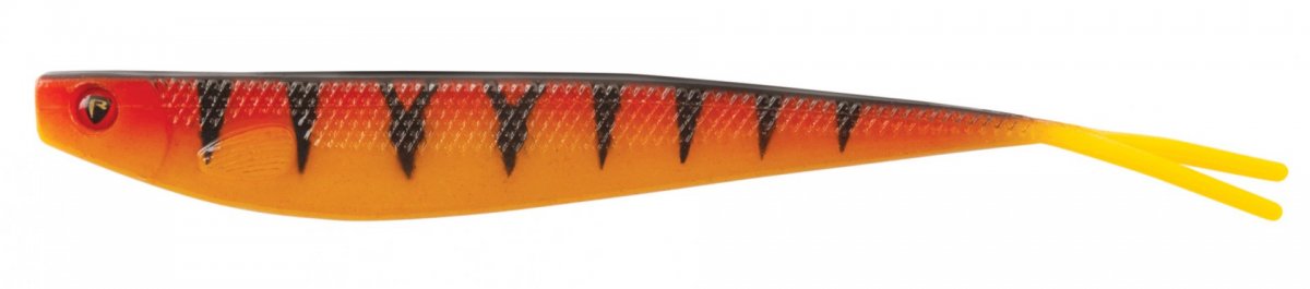 FOX Rage - Gumová nástraha Forktail 13,5cm Hot Tiger