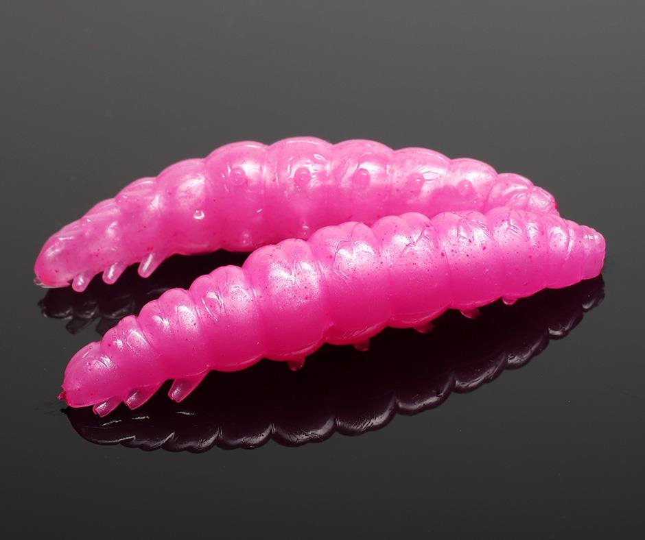 LIBRA LURES - Larva 35 - Pink Pearl 018 - Cheese) - 12ks/bal