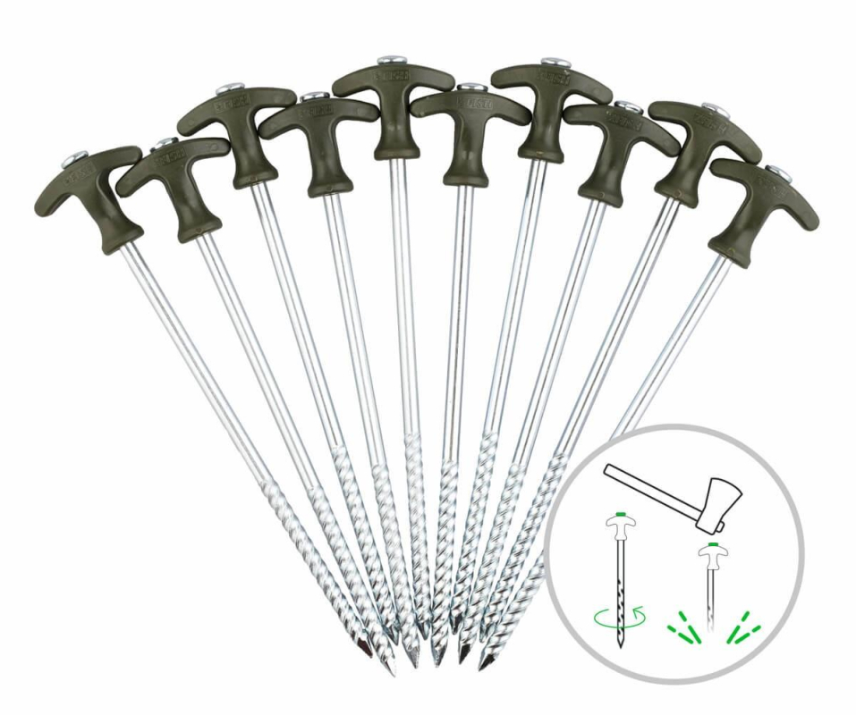 Zfish - Kolíky Bivvy Peg Set 20 cm 10 ks
