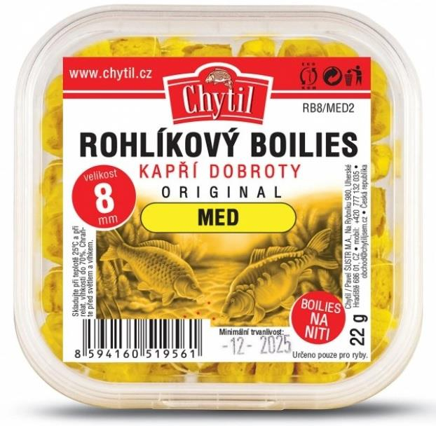 Chytil - Rohlíkové Boilies Med 8 mm 22 g