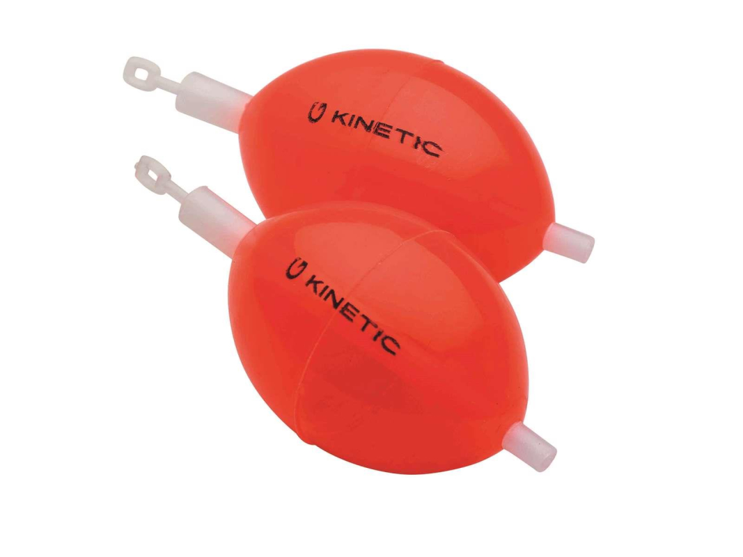 Kinetic - Plovák B-Float T 50mm Red 2ks