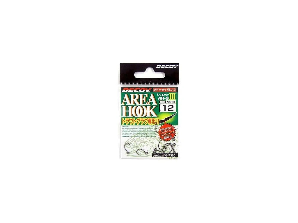 Decoy - Háček Area Hook III bez protihrotu vel.12 10ks
