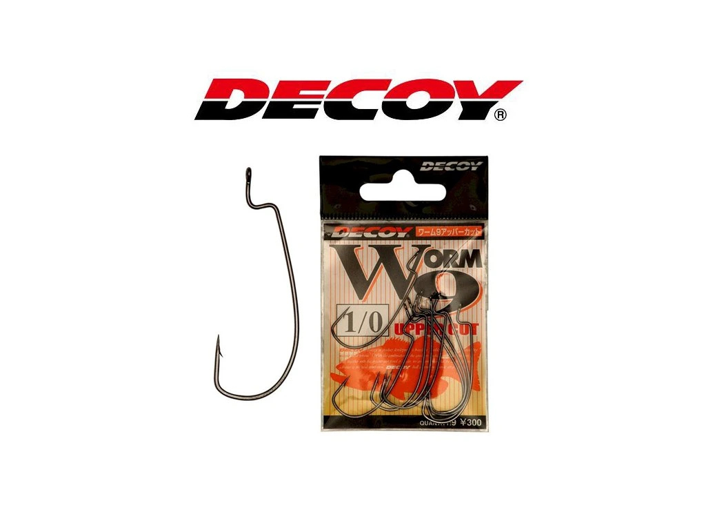 Decoy - Háček Worm 9 Uppercut s protihrotem vel.1 9ks
