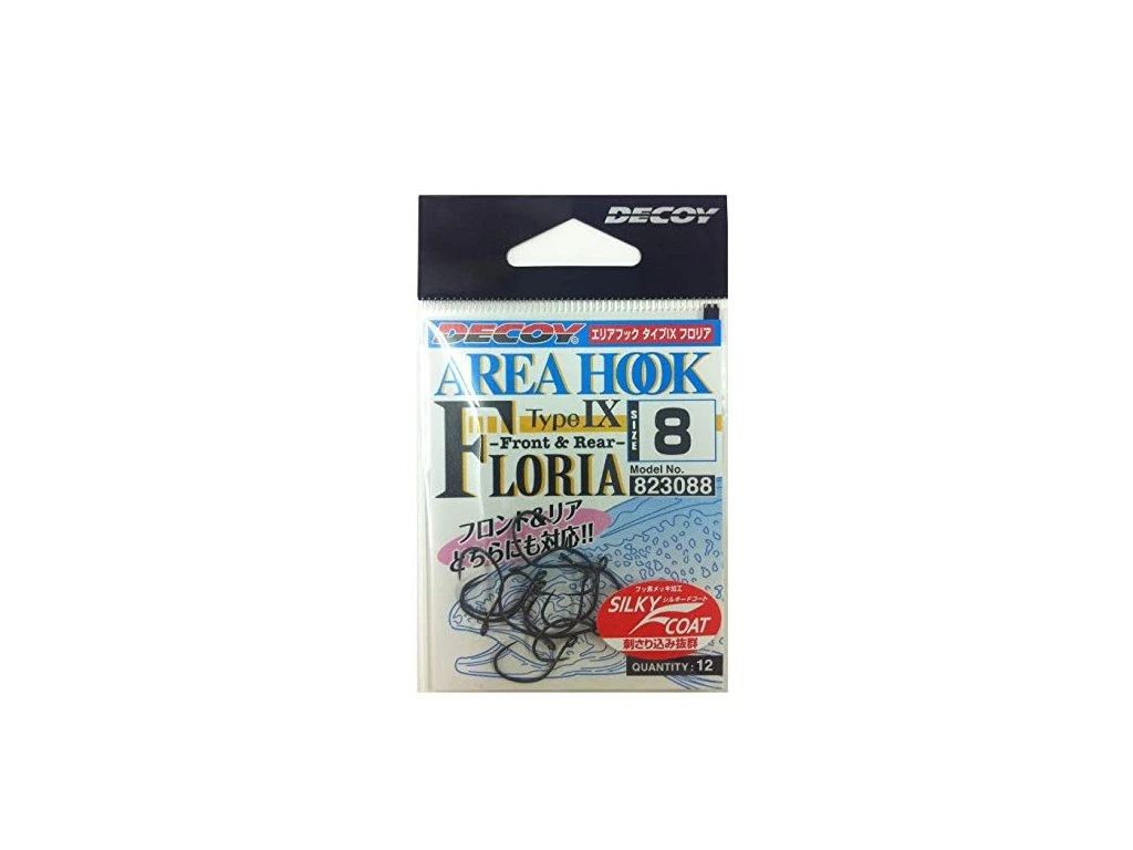 Decoy - Háček Area Hook IX Floria Front/Rear bez protihrotu vel. 8 12ks