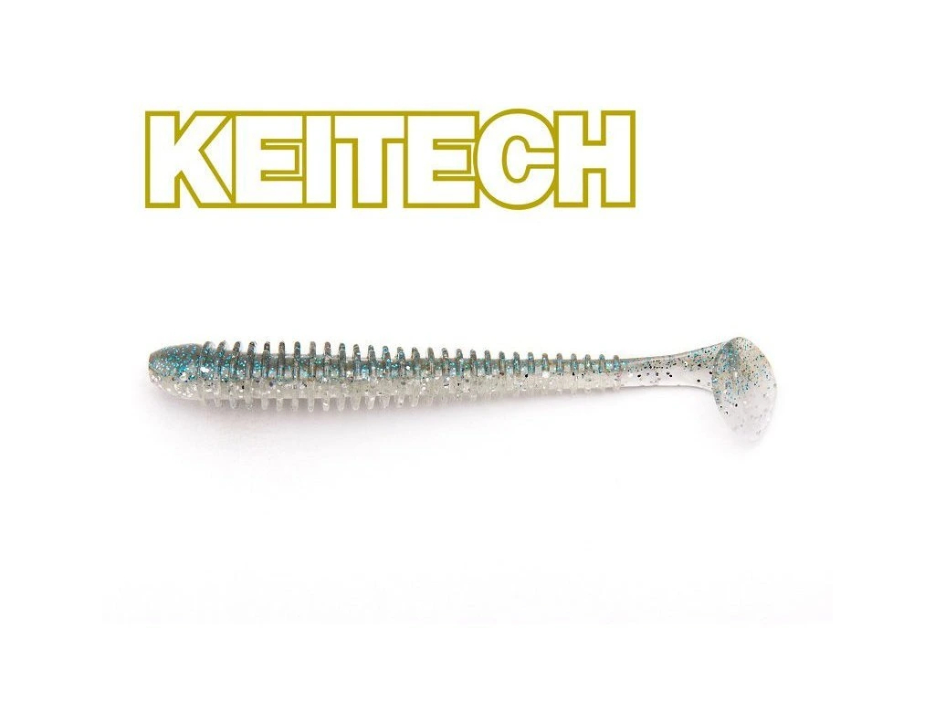 Keitech - Gumová nástraha Swing Impact 2,5", 6,5cm Silver Shiner 431T (10ks)
