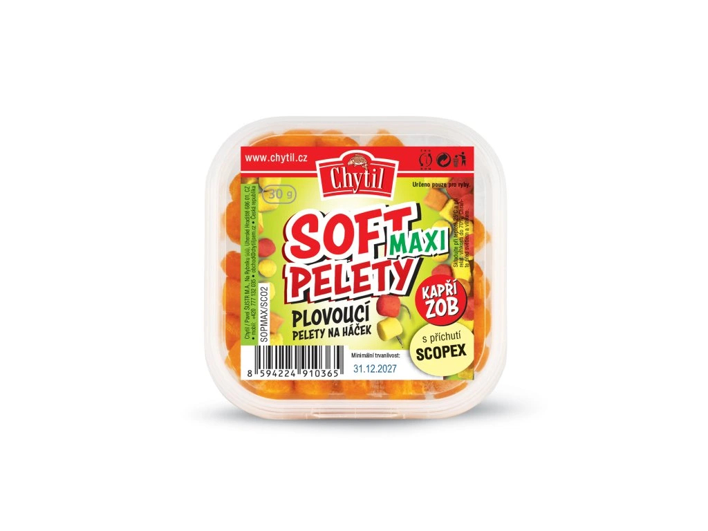 Chytil - Soft pelety Maxi plovoucí příchuť: Scopex 12-14mm 30g