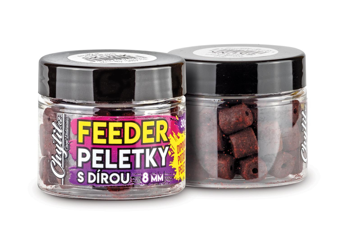 Chytil - Feeder peletky s dírou příchuť: Hruška máslová 8mm 30g