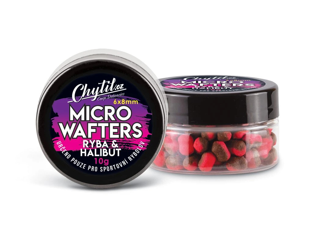 Chytil - Micro Wafters příchuť: Ryba/Halibut 6x8 mm