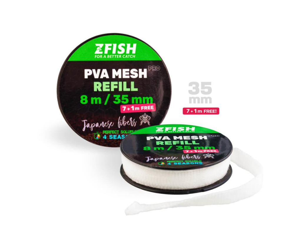 Zfish - PVA PRO punčocha Refill 35 mm/7 + 1 m zdarma