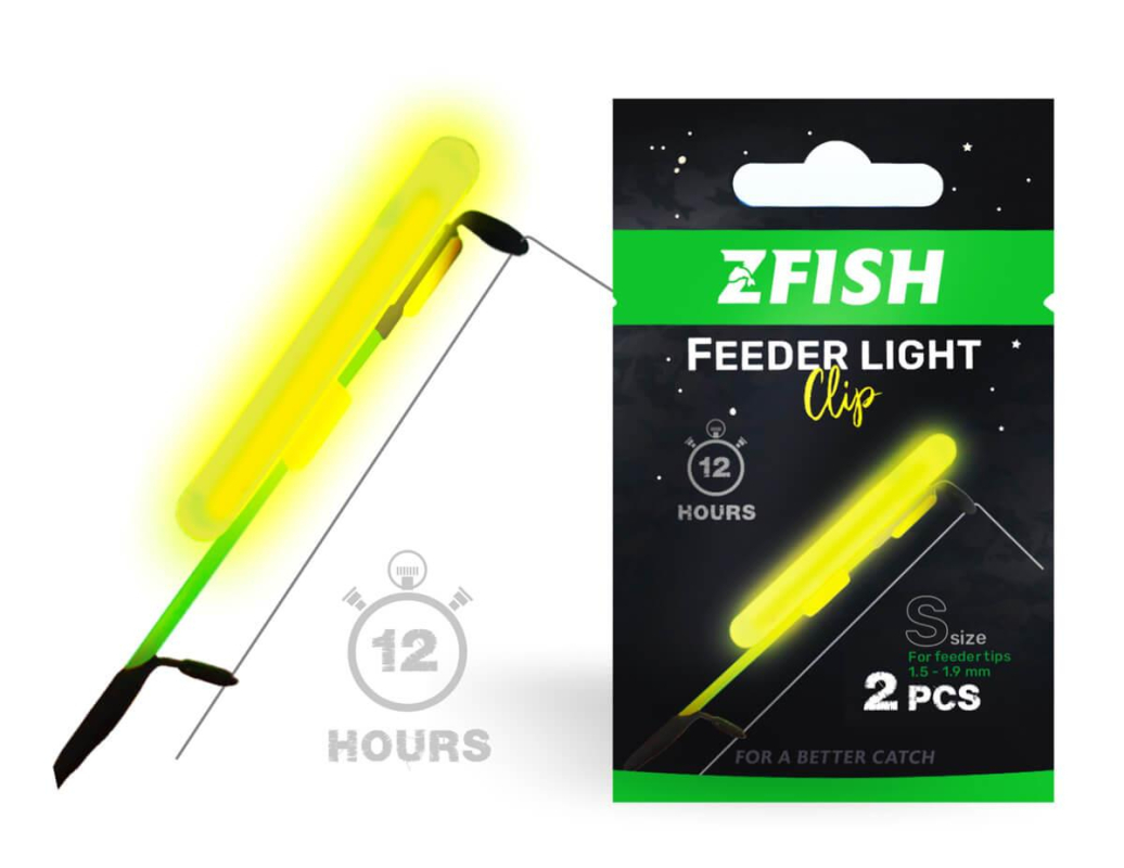 Zfish - Chemické světlo feeder clip vel. S 4,5x39mm, tip: 1,5-1,9mm 2ks