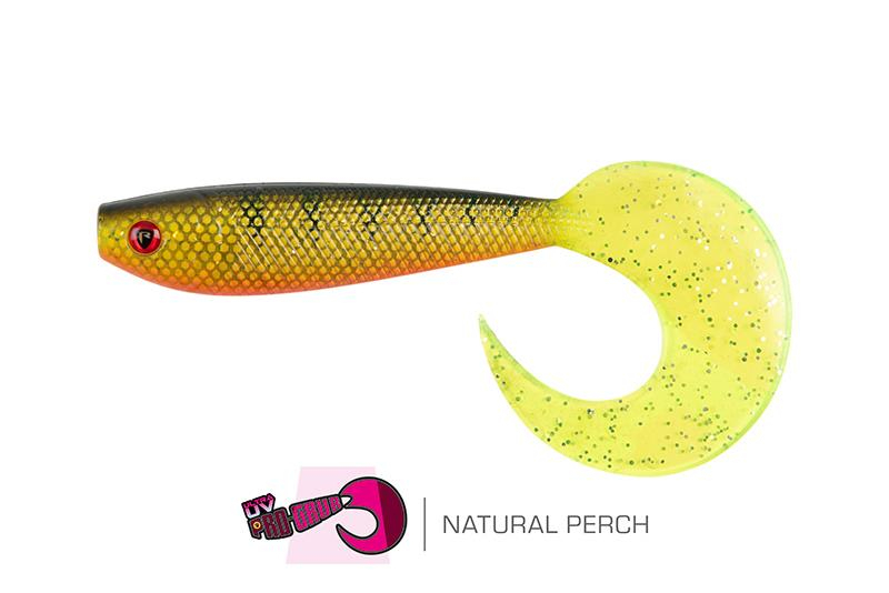 Fox Rage - Gumová nástraha Pro Grub UV Natural Perch 16cm 6.2"