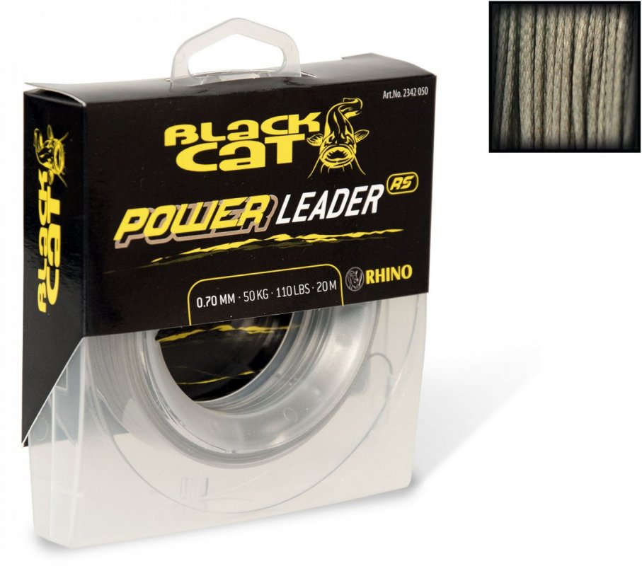 Black Cat - Šňůra Power Leader 1,20mm 100kg 220lb 20m