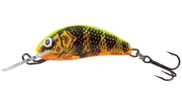 Salmo - Wobler Hornet Floating 3,5cm 2,2g Gold Fluo Perch