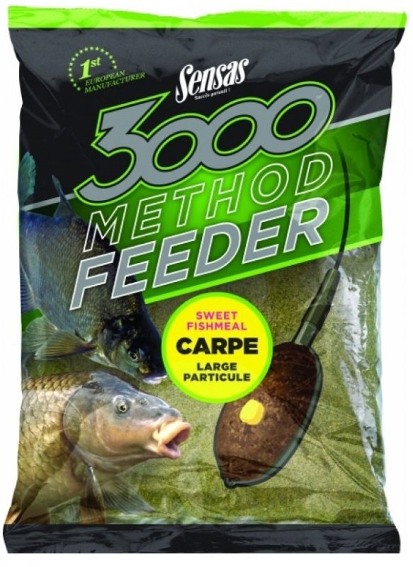Sensas - Vnadící směs 3000 Method Feeder Carp 1kg