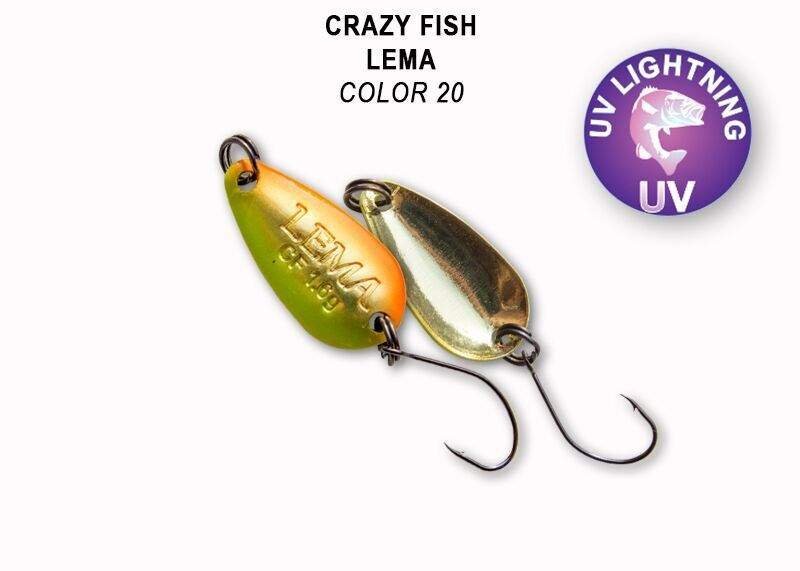 Crazy Fish - Plandavka Lema 1,6g 2,3cm Barva 20