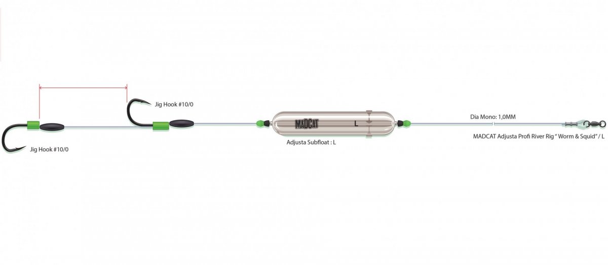 SCREAMING BASIC RIVER RIGS WORM & SQUID - Tempo Libero Shop