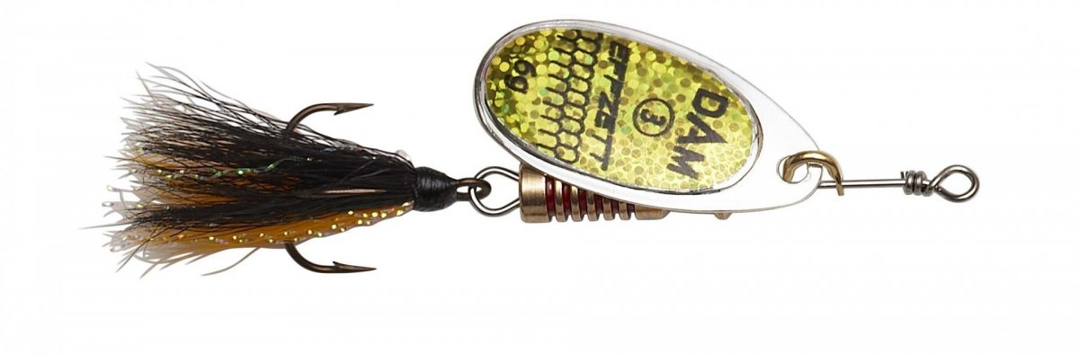 DAM Effzett - Třpytka Standard Spinner Dressed 4g Velikost 2 Reflex Gold